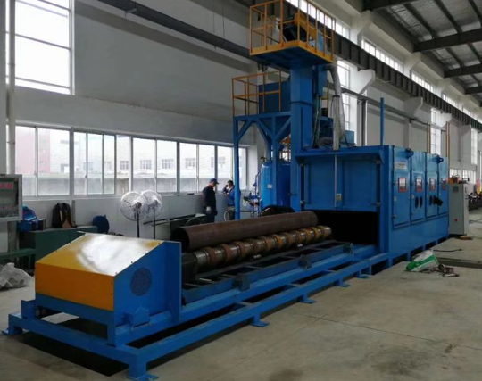 临夏喷砂机在管道除锈中的现场施工应用