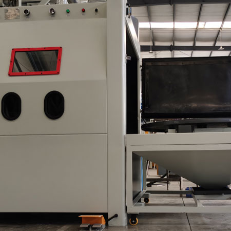 临夏无尘喷砂机半自动模具喷砂机